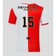 Feyenoord Jordan Bos #15 Replike Domaci Dres 2025-26 Kratak Rukav